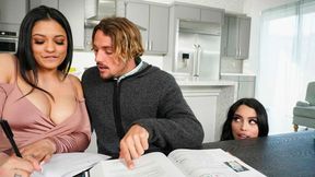 Sexy Serena Santos Hires Tutor, Jealousy Ensues with Hot Sister Vanessa Sky ~ XXX