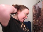 Creating a Side Bun with Long Curly Hair