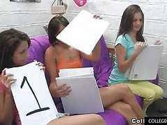 Sevreal girl want to learn to suck cock