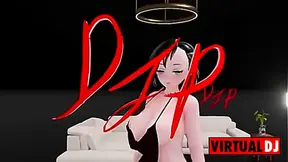 Cute Futanari Rachel Dances Sensually to Pop Music in MMD Fantasy World