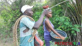fucked by our palm fruit plunger on our palm fruit farm..it s was fun anyway