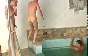 Tree Twinks Dipping in a Pool