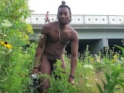 CAUGHT!! Kennie Jai jerks at the river in Chicago and GETS CAUGHT!!