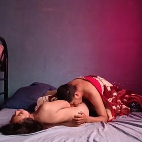 Licking my best friend's vagina and clitoris... listen to her moan with pleasure...