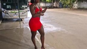 Uber driver got a free ride when he saw me in a tight dress with no panties—ended up paying the fare with my wet pussy and ass instead of cash