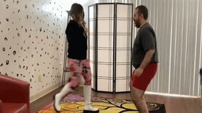 Castrated by Cruel Wife's Feet