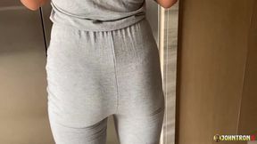 Johntronx - Fucking a Slutty Hot Tattooed Babe in a Bathroom