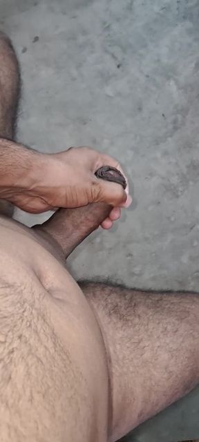 The Boy From the Desi Village Is Masturbating Erectly
