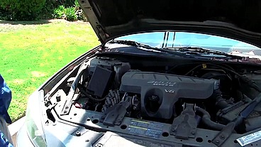 Alana Luv Swallows Cum After Mechanic Tit Fuck