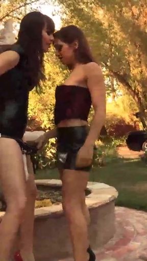 Lesbian Mobster's Dana Dearmond Strapon Domination (Dana DeArmond Gang Fucks Sorority Girls)   Clip 1