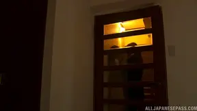 Insolent teen gives deep blowjob to a horny man