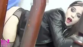 Unexperienced In Cock-squeezing Tights Without A Condom Spear Deepthroating With Nyxi Leon