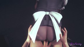 Yaoi femboy hentai 3d - pov erik is a very helpful maid - japanese manga anime