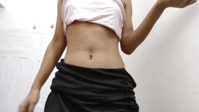 Skinny Indian Camgirl with Puffy Nipples