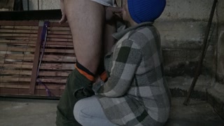 french mature street prostitute has rough sex in abondoned building