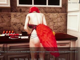 Furrhouse 5: Daisy's two-finger Snatch & Boob Press Masturbation Caught