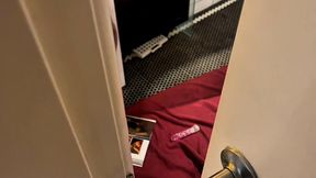 I can't get a moments privacy in this house.... British lodger looked too deep into my 'realm' and found himself at my mercy.