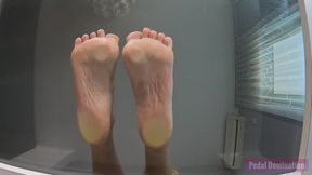 Petite Soles on Glass - 4K MP4