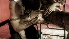 big boobed brunette jodi james gets covered in chocolate to suck and fuck