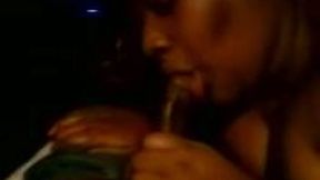 Black dick loving bitch blows my dick for rent payment