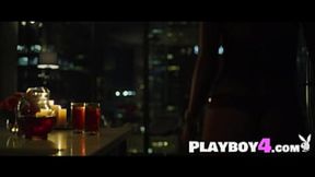 Blonde bombshell Carmella Rose exposes petite black teen Nereyda Bird′s juicy big tit curves