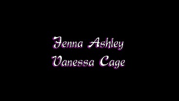 Jenna Ashley Eats Vanessa Cage Ass During Lesbian Fingering