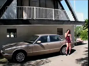 Hot petite brunette's mouth stretched wide by BBC