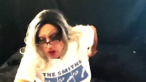 Marilyn smoking, stroking, and ass pussy fun part 1