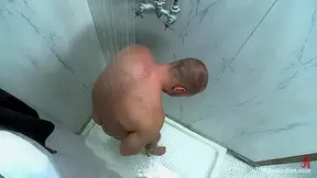 Hot and Nasty Gym Shower Blowjob leads to Fucking Her cock