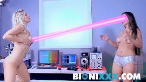 Bionixxx gives mind-blowing blowjob and rides cock