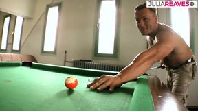 Sexy girl gets a double penetration after sucking a massive cock