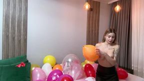 Xia pop loons fetish balloons