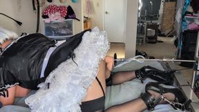 Sissy Maid Gets Fucked by Her Doll and Her Machine