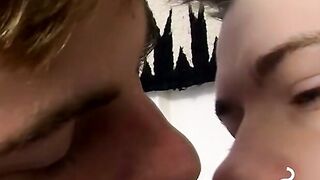 Horny Hunk enjoys oral sex as he gets turned on by smoking