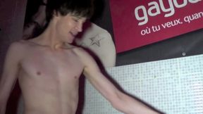 Kevin ass fucked by older in  sauna