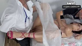 Doctor screws patient and inexperienced wife sharing - greatest Brazilian XXX missionary!