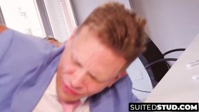 Ethan Chase fingers and rams Sir Peter's smooth hole