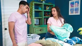 ”Why are the towels so sticky, step sibling?”