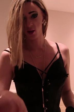 Tall Euro crossdresser knows you love it