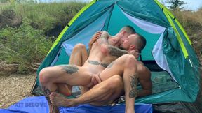 A Couple Of Hot Guys Have Wild Sex On A Public Beach, Causing Vacationers To React Aggressively - Katty West