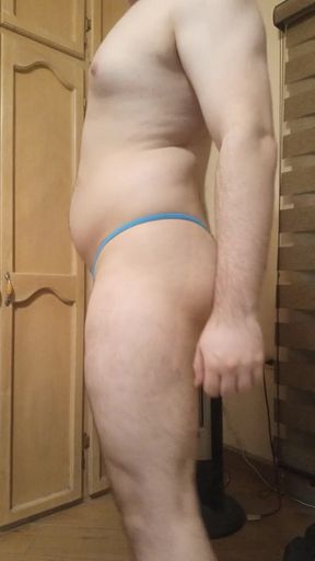 Hunk in a thong