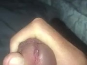 Leaking precum