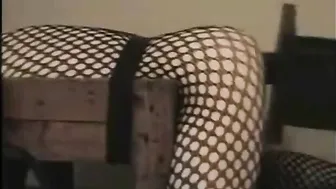 Kinky Amateur Takes a Pounding from Big Black Dildo Machine