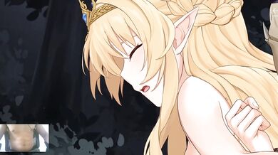 Blonde MILF Elf Arsed by Horny Werewolf Orgy Creampie Loop