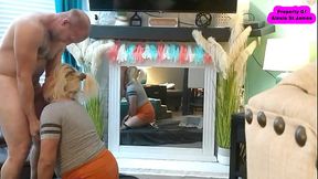 Sexy DILF comes over to play with me