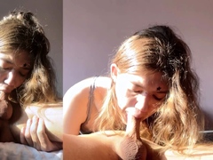 WHO WILL SUCK THE SPERM FASTER? - Speed blowjob - hornyxxxpo