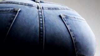 GIGANTIC BOOTY Jeans Tease