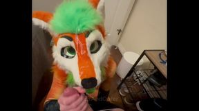 POINT OF VIEW Fursuit Facial cumshot Cum-shot Compilation Monstrous Trouser snake