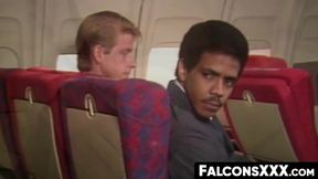 FalconsXXX.com - Buster strokes his cock when Johnson interrupts with eager intent