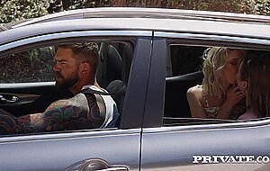 Amalia davis & sky pierce sweet threesome